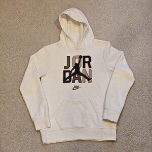 Jordan Big Boys' Sport DNA Hoodie WHITE Size XL (12-13) Large